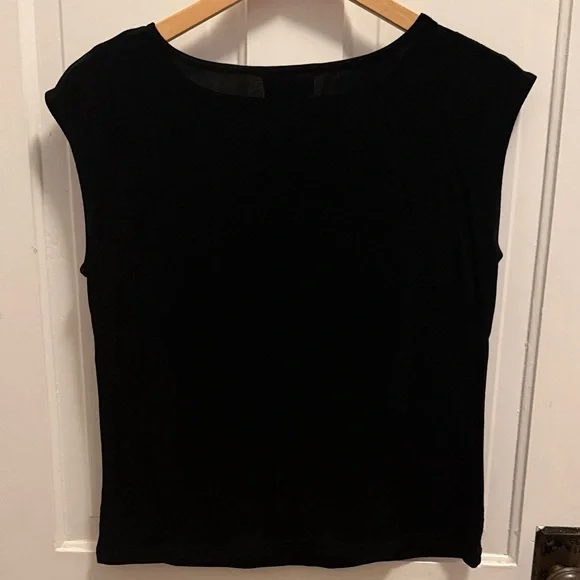 3/$25 Coldwater Creek Women's Black Tank Top - Picture 6 of 6